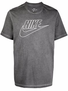 Nike футболка с эффектом потертости