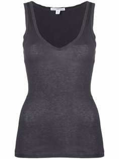 James Perse топ с U-образным вырезом