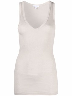 James Perse топ с U-образным вырезом