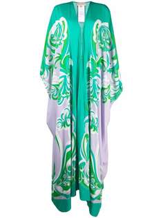 Emilio Pucci платье-кафтан с принтом Albizia Piazzto
