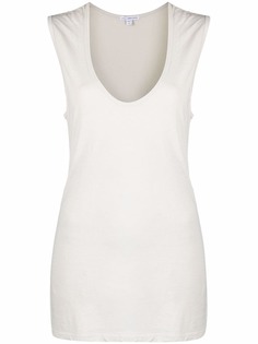 James Perse топ с U-образным вырезом