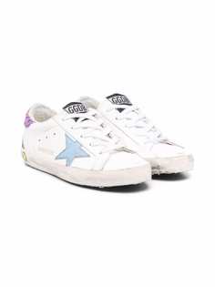 Golden Goose Kids кеды с эффектом потертости