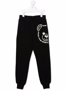 Moschino Kids спортивные брюки с принтом Teddy Bear