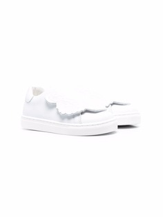 Kenzo Kids кроссовки на липучках с логотипом