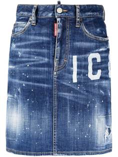 Dsquared2 джинсовая юбка Icon