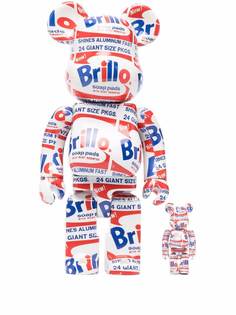 Medicom Toy комплект коллекционных фигурок Be@rbrick Andy Warhol Brillo 100% + 400%