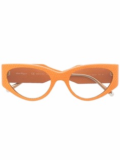 Salvatore Ferragamo Eyewear солнцезащитные очки в оправе кошачий глаз