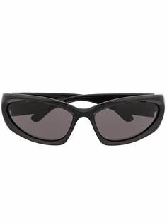 Balenciaga Eyewear солнцезащитные очки Swift в овальной оправе