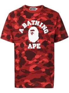 A BATHING APE® футболка с камуфляжным принтом