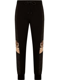 Dolce & Gabbana спортивные брюки с леопардовым принтом