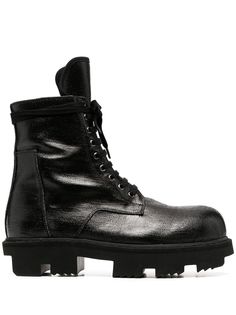 Rick Owens ботинки на рифленой подошве