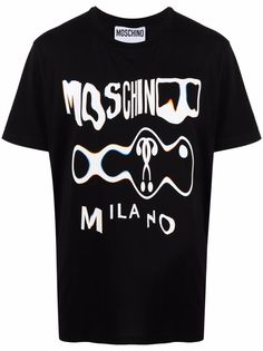Moschino футболка с логотипом