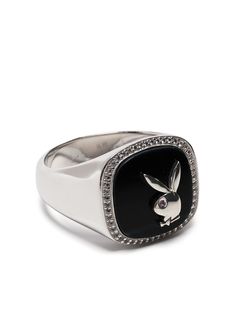 Hatton Labs кольцо из позолоченного серебра из коллаборации с Playboy