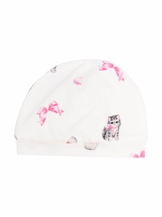 Monnalisa шапка бини с графичным принтом