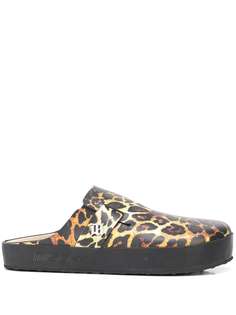 MISBHV сандалии с леопардовым принтом