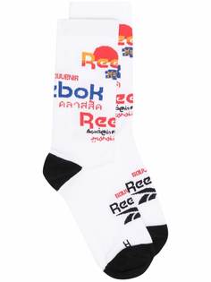 Reebok носки в рубчик с логотипом