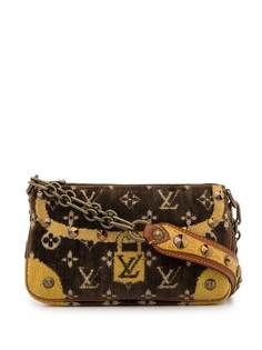 Louis Vuitton мини-сумка Pochette Accessoires pre-owned с эффектом тромплей