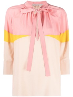 Stella McCartney блузка Sophia с бантом