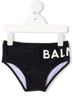 Balmain Kids плавки-брифы с логотипом
