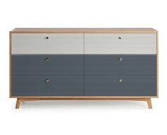 Комод frame (the idea) серый 157x82x45 см.