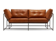 Двухместный диван лорд (the_sofa) коричневый 193x63x90 см.
