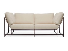 Двухместный диван комфорт (the_sofa) белый 193x63x90 см.