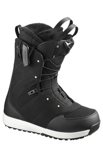 Ботинки сноубордические Salomon 19-20 Ivy Black/Pale Lime Yellow - 38,0 EUR