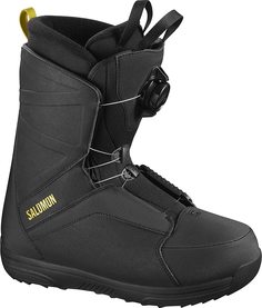 Ботинки сноубордические Salomon 20-21 Faction Rtl Boa Black/Bk/Yellow - 44,0 EUR