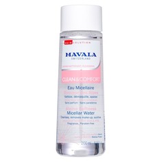 Clean&Comfort Смягчающая альпийская мицеллярная вода Mavala