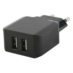 Сетевое зарядное устройство REDLINE NC-2.4A, 2xUSB, USB type-C, 2.4A, черный