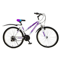 Велосипед Topgear Style (2021) горный рам.:16" кол.:26" фиолетовый/белый 18кг (ВН26433К)