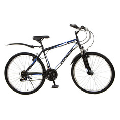Велосипед Topgear Forester (2021) горный рам.:18" кол.:26" черный 18кг (ВН26430К)