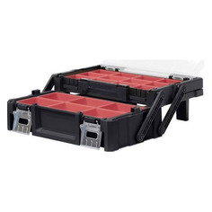 Ящик для инструментов KETER 18 Canti organizer STD EuroPRO, черный [17186819]