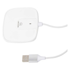 Беспроводное зарядное устройство USAMS US-CD153, USB, 3A, белый Noname