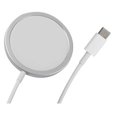 Беспроводное зарядное устройство Barn&Hollis Qi-13, USB type-C, 1A, белый Noname