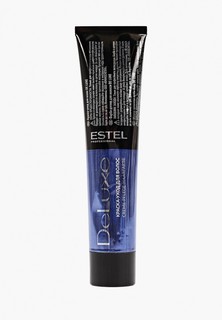 Краска для волос Estel DE LUXE для окрашивания волос ESTEL PROFESSIONAL, 5/6 светлый шатен фиолетовый, 60 мл