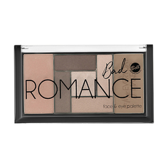 Палетка для макияжа лица и глаз BELL BAD ROMANCE FACE &amp; EYE PALETTE тон 01 хайлайтер, румяна, скульптор и тени для век