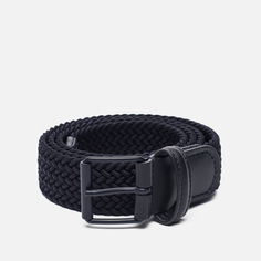 Ремень Andersons Narrow Elastic Woven Stretch, цвет синий