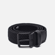 Ремень Andersons Narrow Elastic Woven Stretch, цвет чёрный