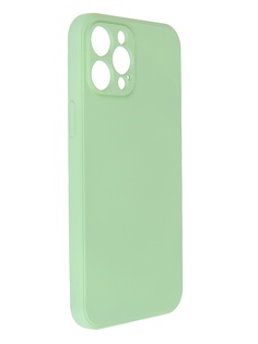 Чехол Pero для APPLE iPhone 12 Pro Max Liquid Silicone Green PCLS-0026-GN ПЕРО