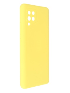 Чехол Pero для Samsung Galaxy A42 Liquid Silicone Yellow PCLS-0045-YW ПЕРО