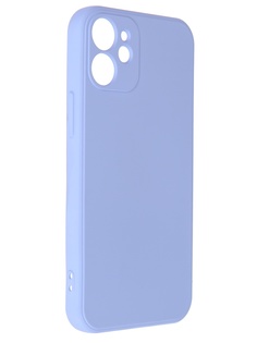 Чехол Pero для APPLE iPhone 12 mini Liquid Silicone Light Blue PCLS-0024-LB ПЕРО