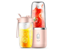 Блендер Xiaomi Deerma Fruit Cup 400ml Pink DEM-NU05 Выгодный набор + серт. 200Р!!!