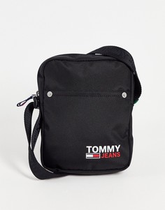 Черная сумка для полетов с маленьким логотипом Tommy Jeans-Черный цвет