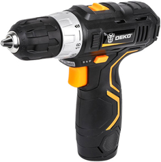 Аккумуляторная дрель-шуруповерт DEKO GCD12DU3, 104 предмета (063-4133)