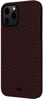 Чехол PITAKA для iPhone 12 Pro Max, красный/черный (KI1203PM)