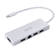 Док-станция ASUS OS200 USB-C DONGLE (серебристый)