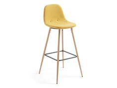 Барный стул nilson (la forma) желтый 47x101x48 см.