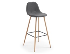 Барный стул nilson (la forma) серый 47x101x48 см.