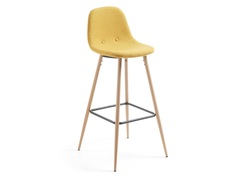 Полубарный стул nilson (la forma) желтый 47x91x48 см.